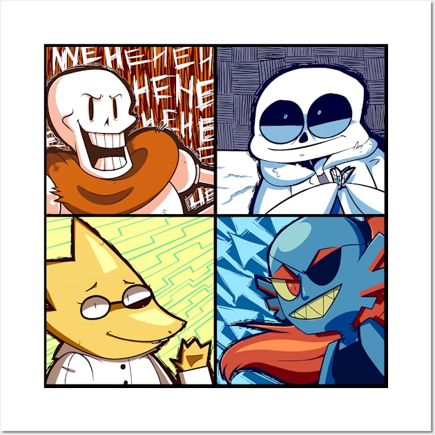 Undertale Wall Art by almnasty